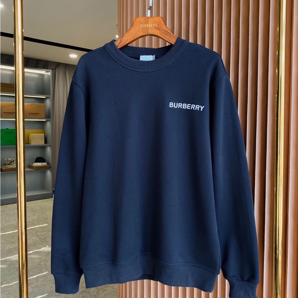 Burberry Men's Dark Blue Crewneck Sweater